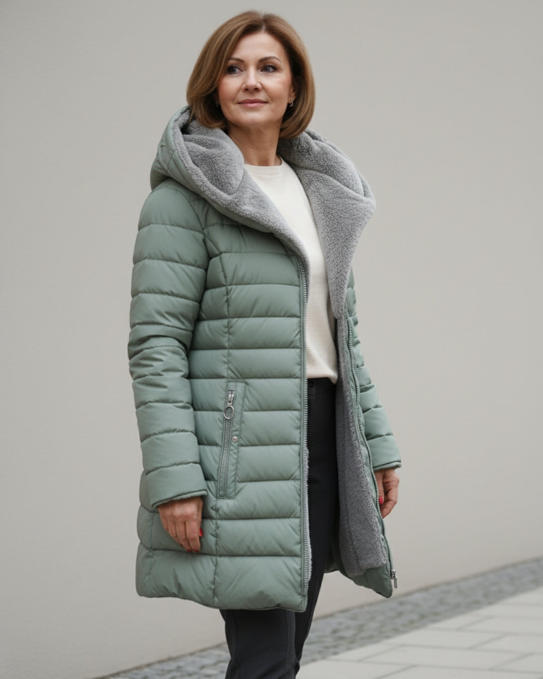 Maison | Fleece Lined Puffer Coat