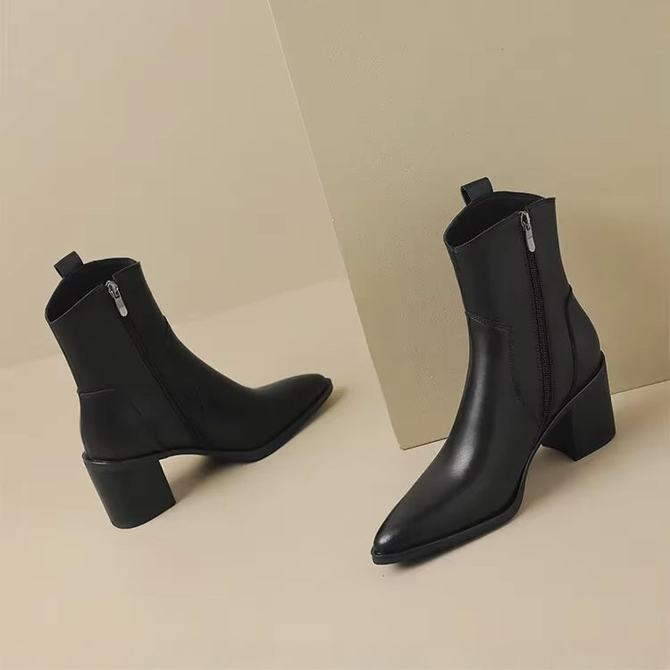 Ardora Timeless Leather Ankle Boots