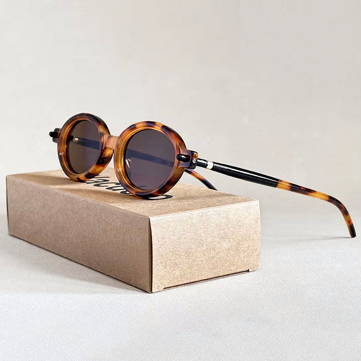 Aurelia Retro Oval Sunglasses