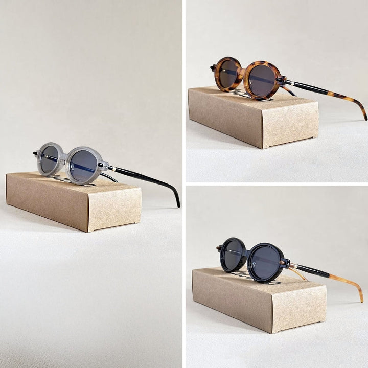 Aurelia Retro Oval Sunglasses