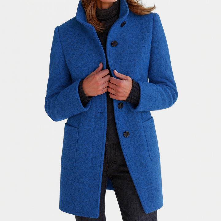 Maison | Ladies Coat with High Collar