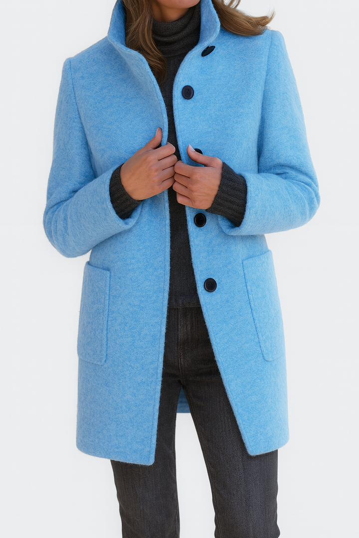 Maison | Ladies Coat with High Collar