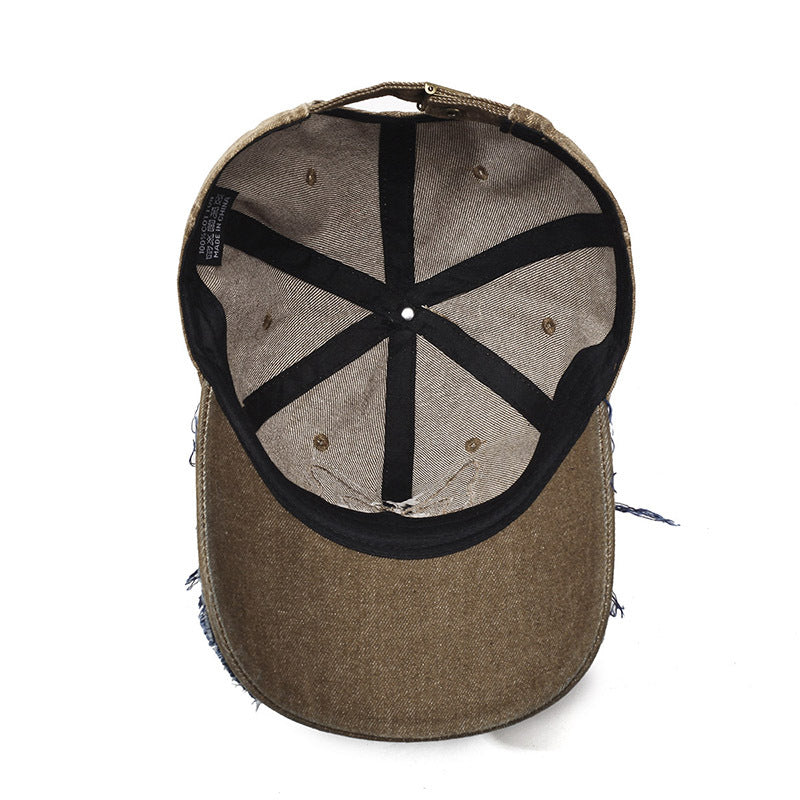 Retro Wings Denim Baseball Cap