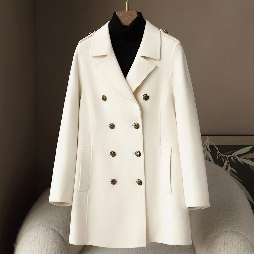 Elegant Soft Women’s Wool Cashmere Coat