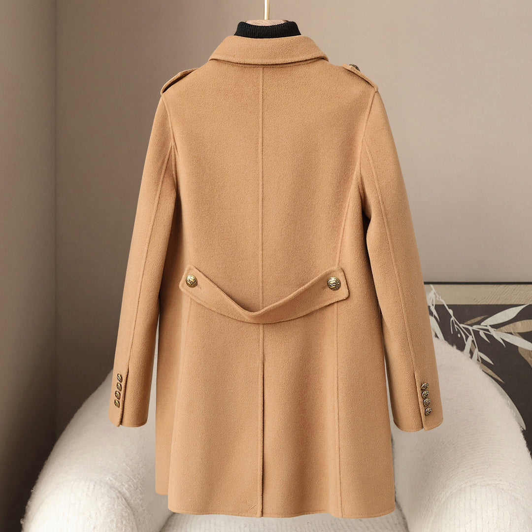 Elegant Soft Women’s Wool Cashmere Coat