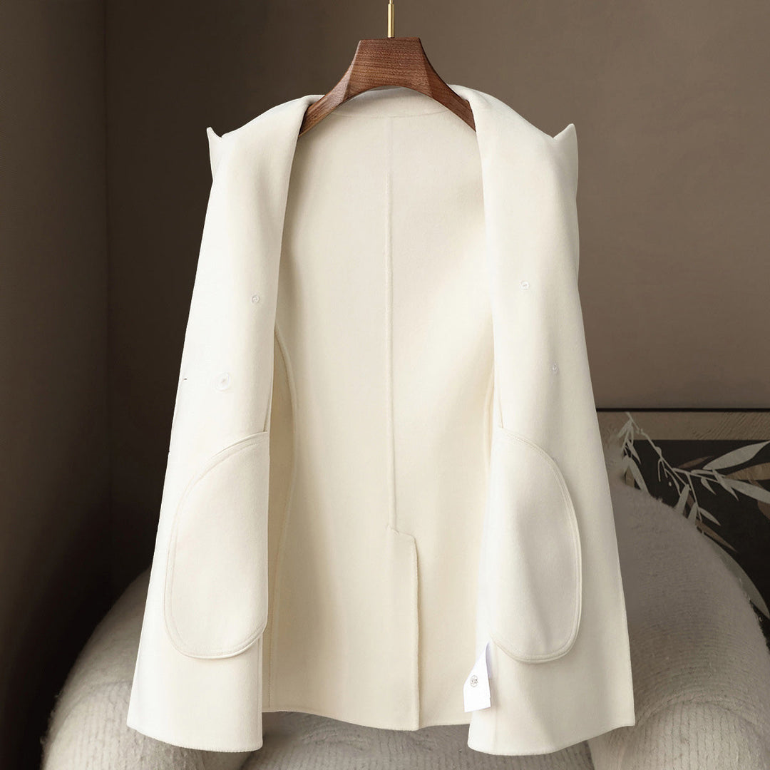 Elegant Soft Women’s Wool Cashmere Coat