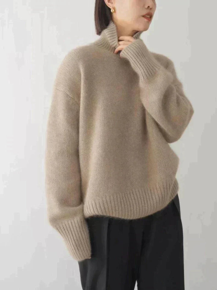 Isa | High cashmere collar