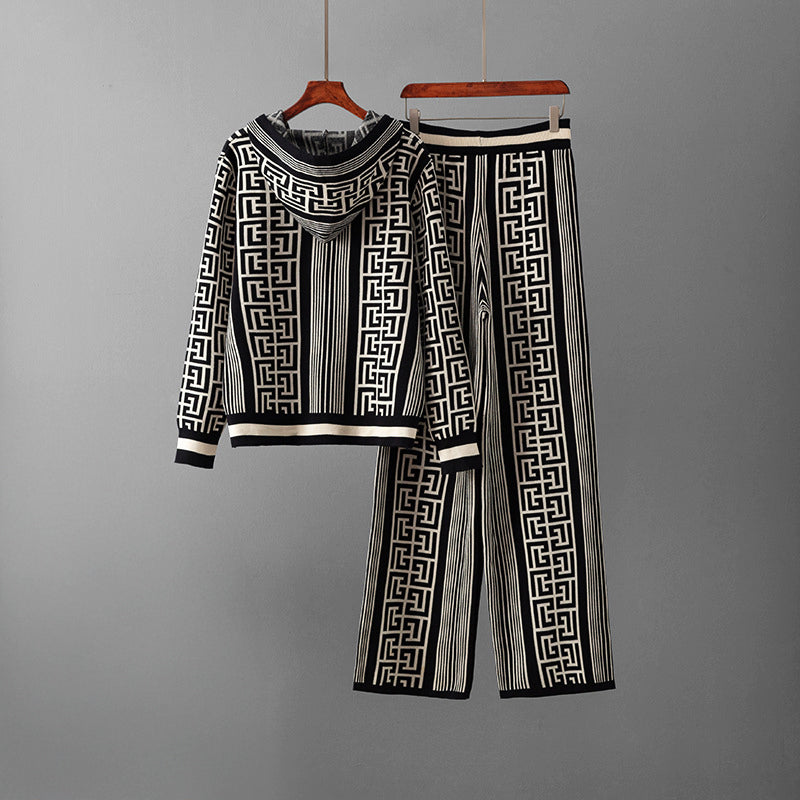 Maze Luxe Knitted 2-Piece Set