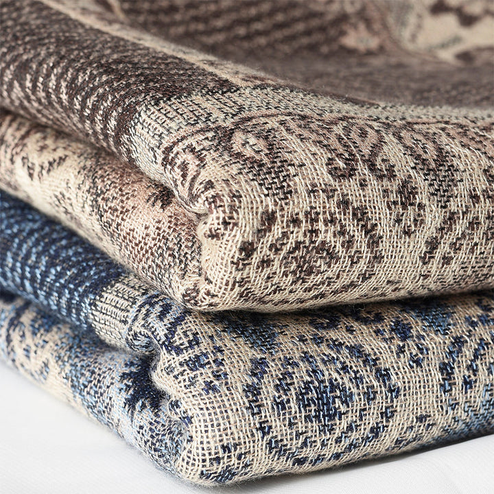 Nolan Woven Jacquard Pattern Scarf