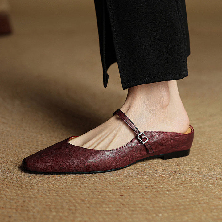 Orella Genuine Leather Mules