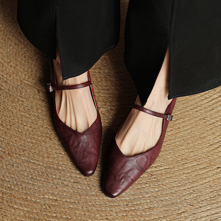 Orella Genuine Leather Mules