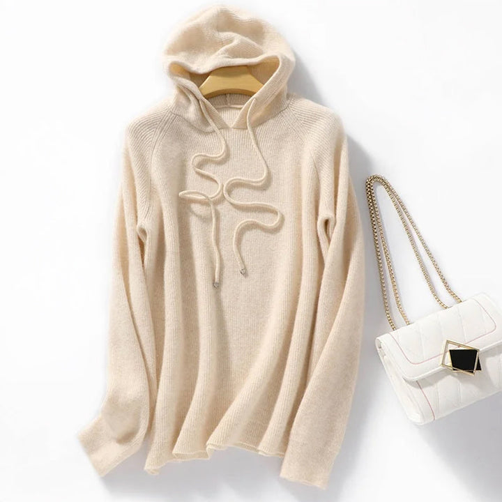 Serene Knit Relaxed Ribbed Hoodie