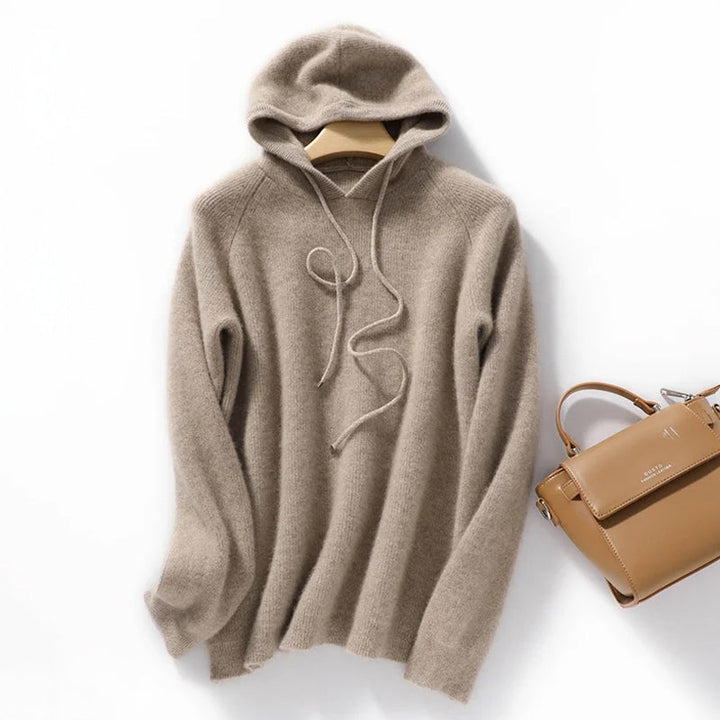 Serene Knit Relaxed Ribbed Hoodie