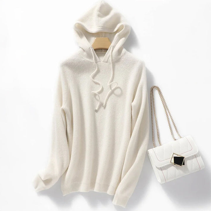 Serene Knit Relaxed Ribbed Hoodie