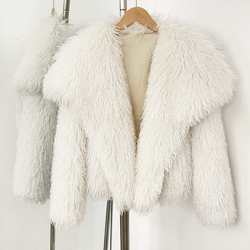 Sofia Amoretti Cozy Curl Faux Fur Coat