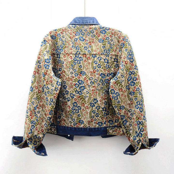 Valentina Rossi Floral Denim Jacket