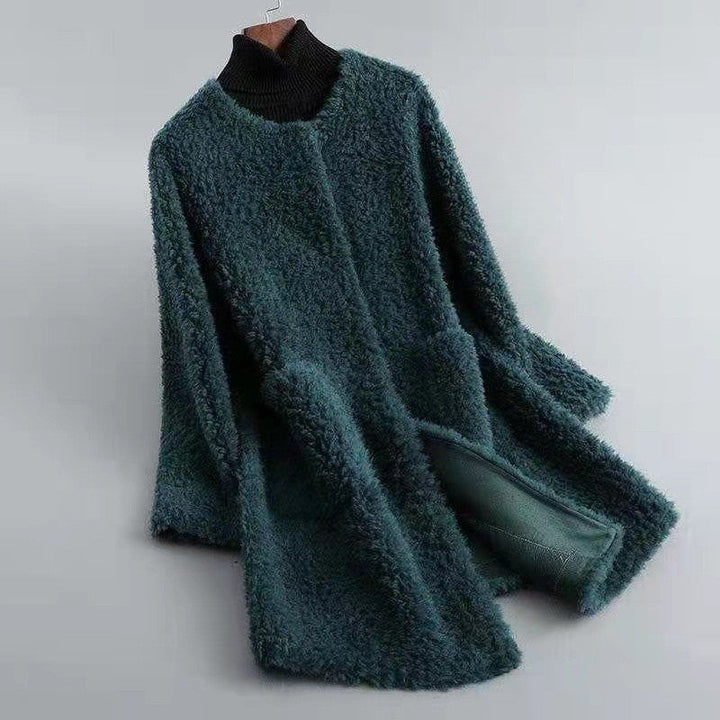 Valentina Rossi Velvet-Soft Shearling Coat