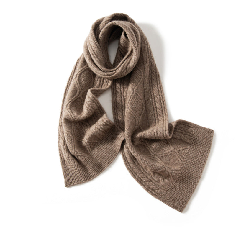 Winter Grace Textured Cashmere Scarf