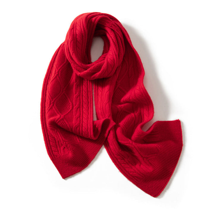 Winter Grace Textured Cashmere Scarf